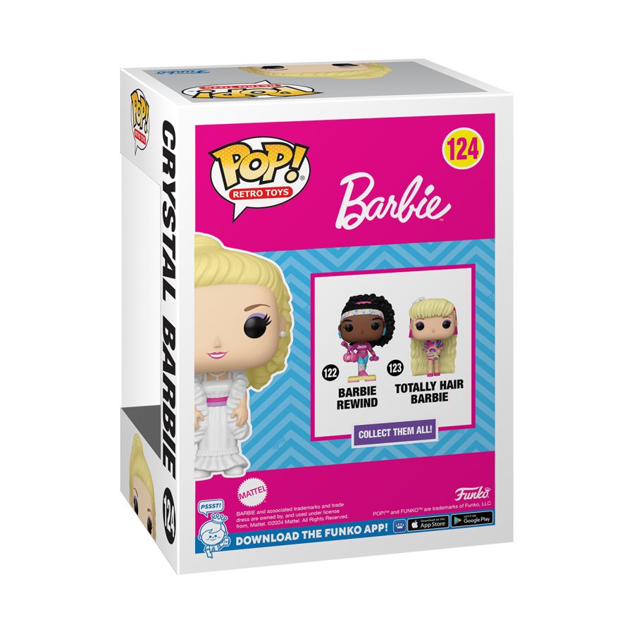 Image Pop Weasel - Image 3 of Barbie: 65th Anniversary - Crystal Barbie Pop! Vinyl - Funko - Pop Vinyl - Image - Pop Weasel