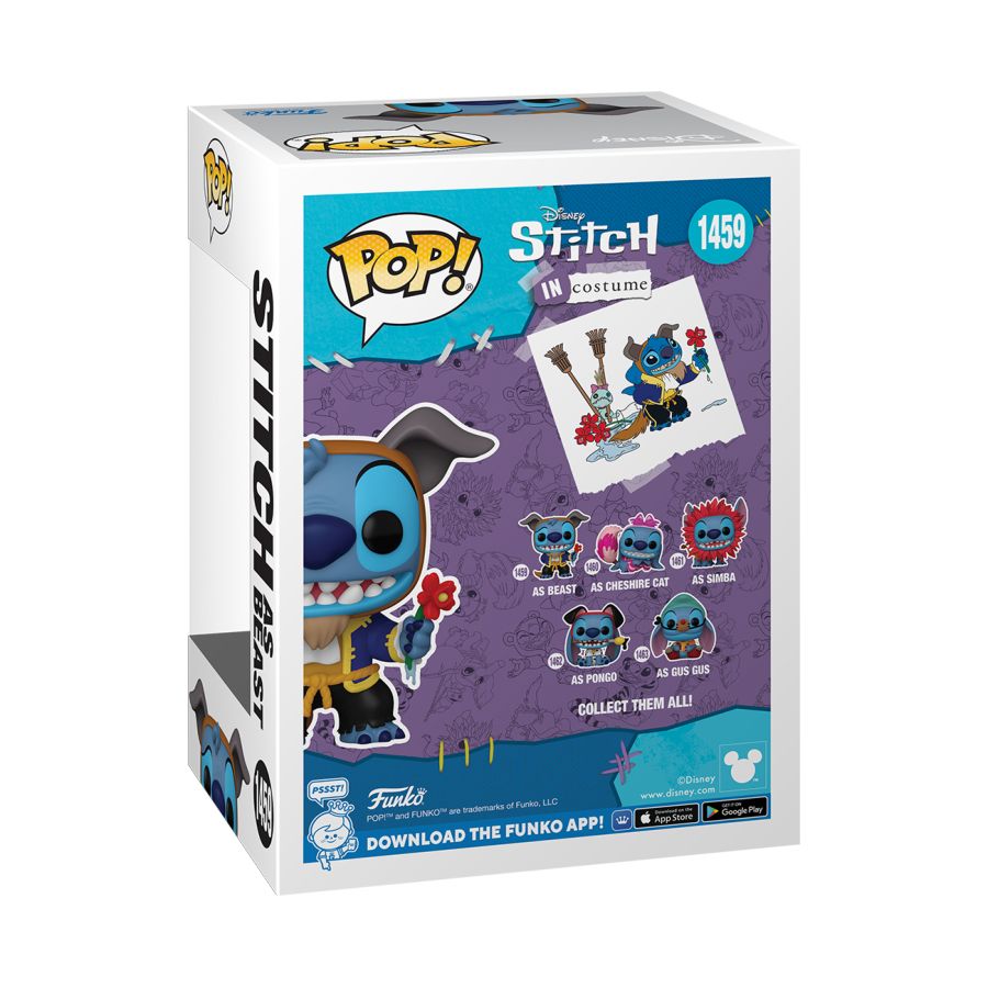 Pop Weasel - Image 3 of Disney - Stitch Beast Costume Pop! Vinyl - Funko - Pop Vinyl - Image - Pop Weasel