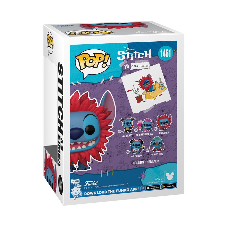 Pop Weasel - Image 3 of Disney - Stitch Simba Costume Pop! Vinyl - Funko - Pop Vinyl - Image - Pop Weasel