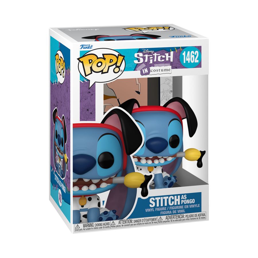 Pop Weasel - Image 2 of Disney - Stitch Pongo Costume Pop! Vinyl - Funko - Pop Vinyl - Image - Pop Weasel