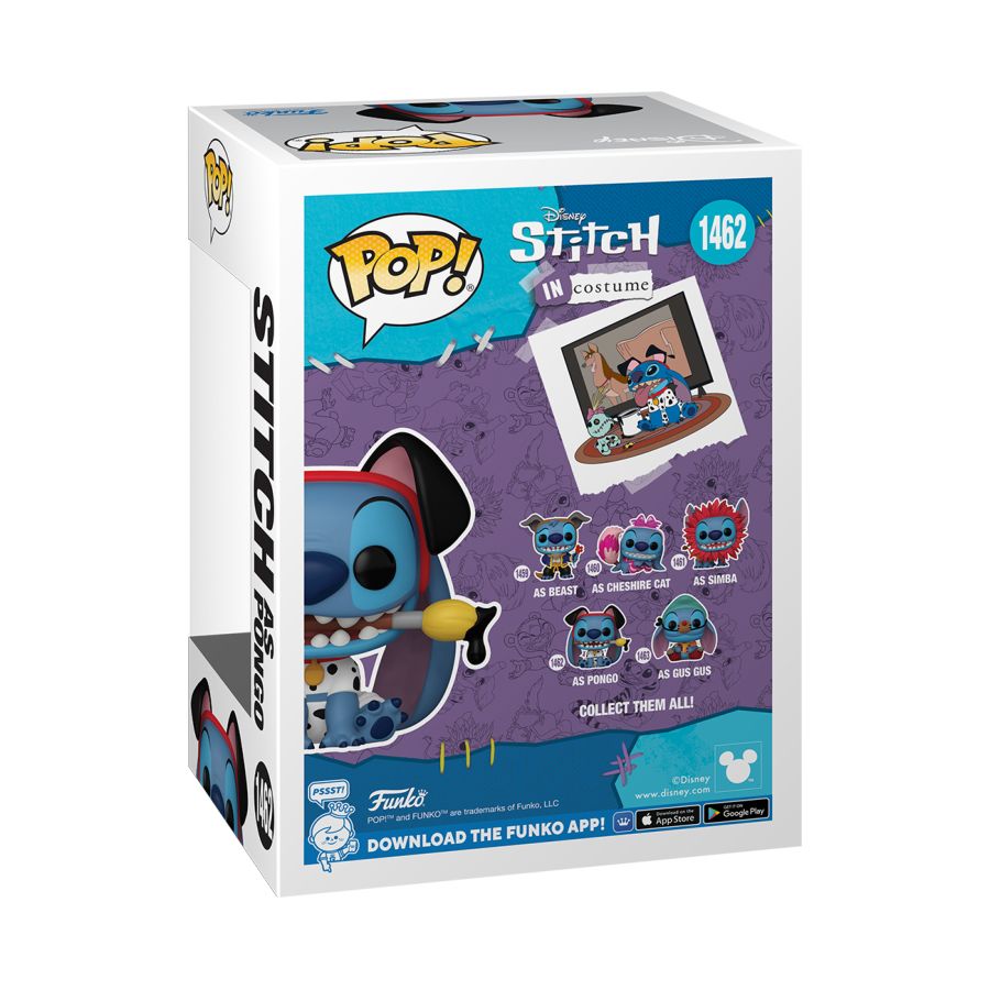 Pop Weasel - Image 3 of Disney - Stitch Pongo Costume Pop! Vinyl - Funko - Pop Vinyl - Image - Pop Weasel