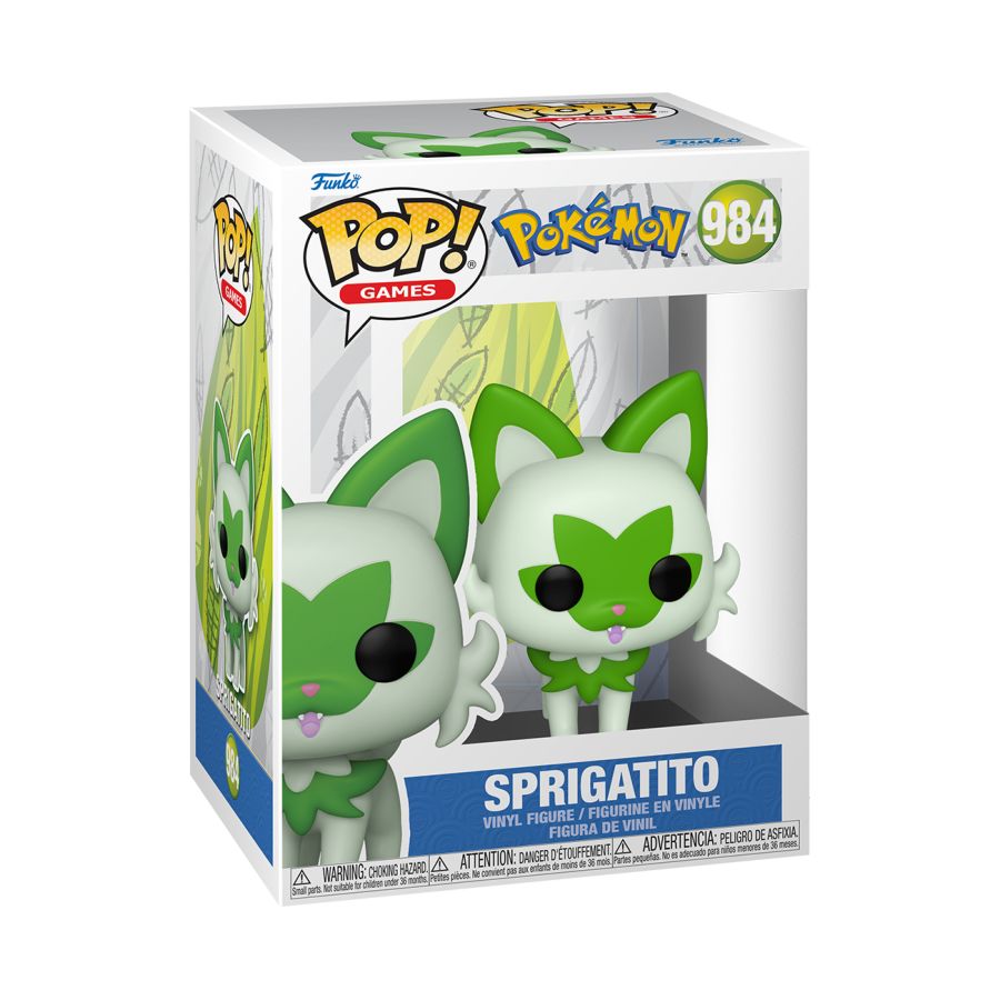 Image Pop Weasel - Image 3 of Pokemon - Sprigatito Pop! Vinyl [RS] - Funko - Pop Vinyl - Image - Pop Weasel