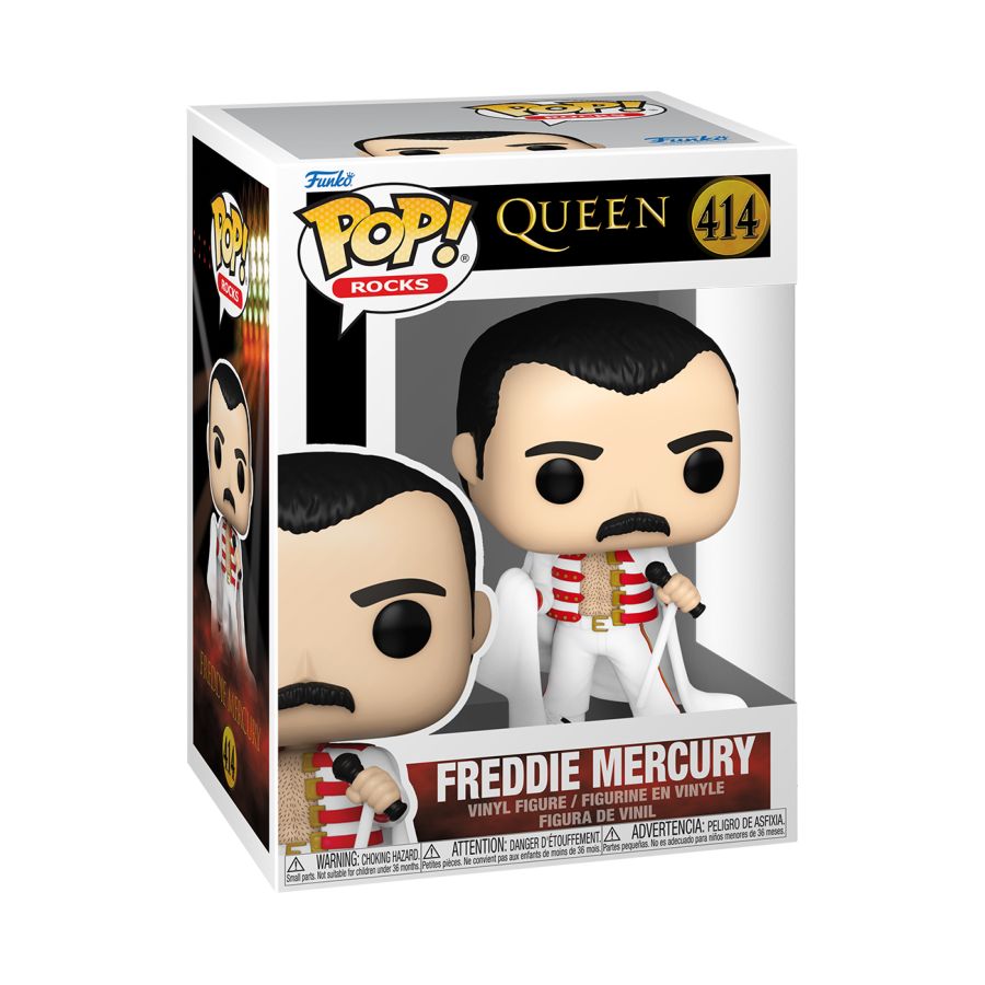 Image Pop Weasel - Image 2 of Queen - Freddie Mercury (with Cape) Pop! Vinyl - Funko - Pop Vinyl - Image - Pop Weasel