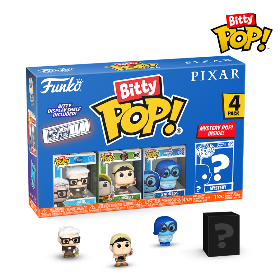 Pixar - UP Bitty Pop! 4-Pack - Funko - Pop Vinyl - Image - Pop Weasel