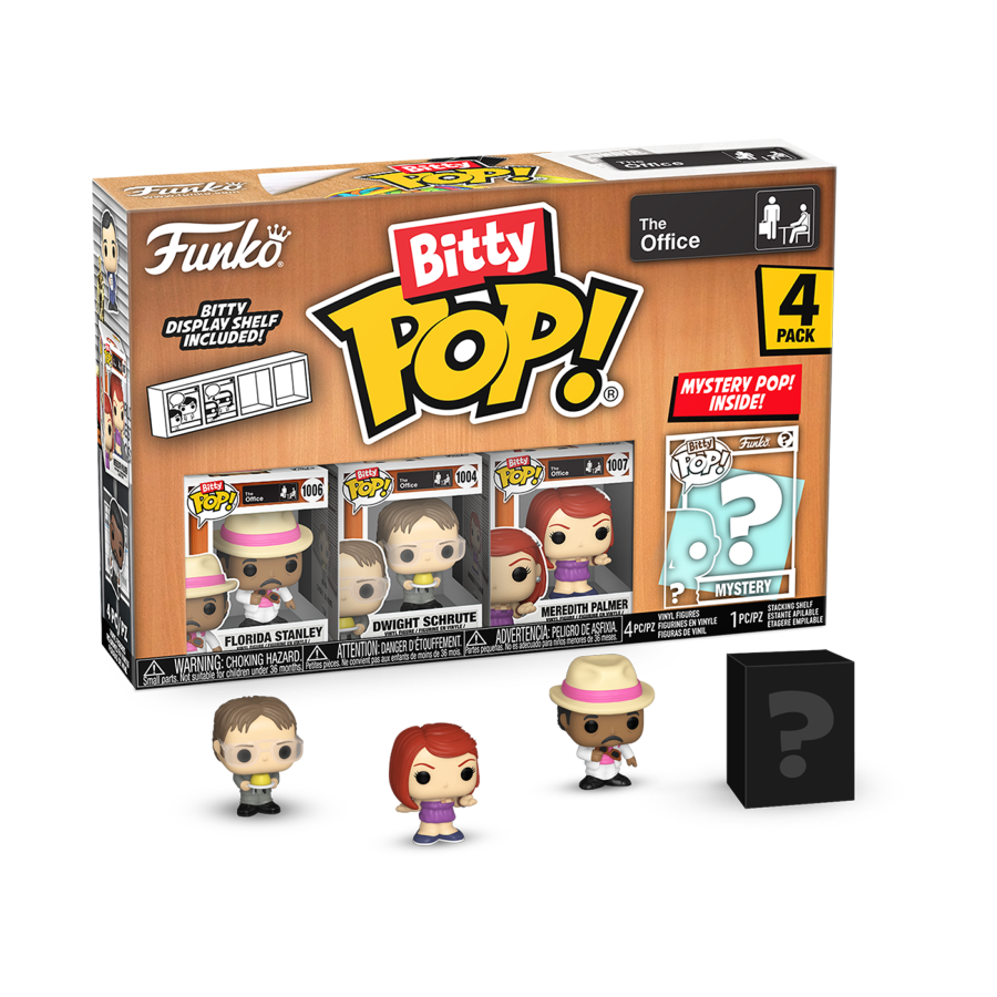 The Office - Florida Stanley Bitty Pop! 4-Pack - Funko - Pop Vinyl - Image - Pop Weasel