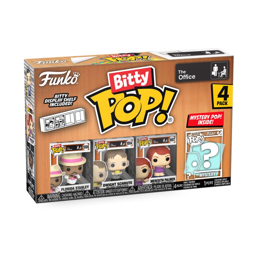 Image Pop Weasel - Image 2 of The Office - Florida Stanley Bitty Pop! 4-Pack - Funko - Pop Vinyl - Image - Pop Weasel