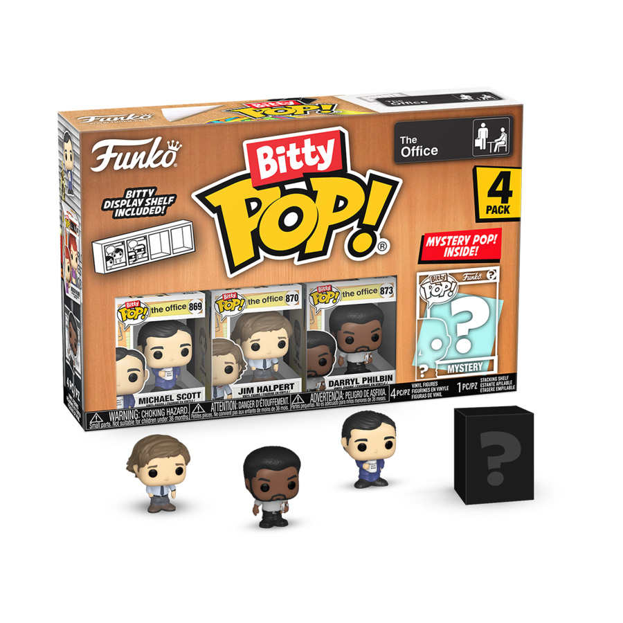 The Office - Michael Scott Bitty Pop! 4-Pack - Funko - Pop Vinyl - Image - Pop Weasel