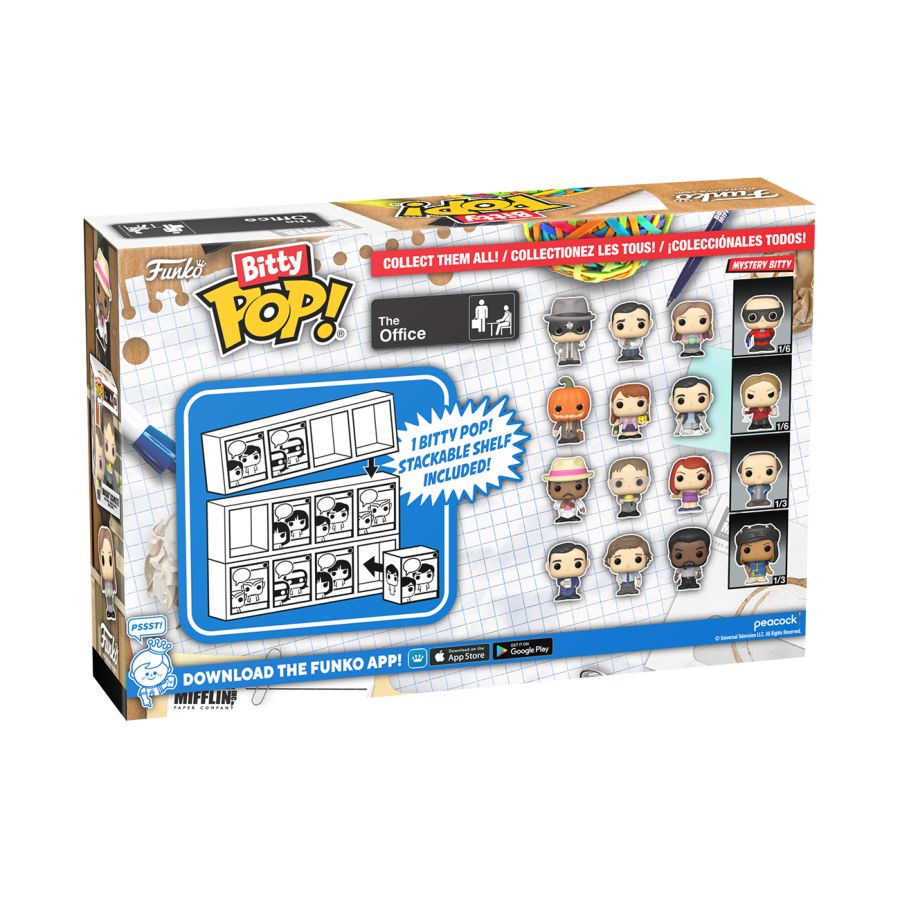 Image Pop Weasel - Image 3 of The Office - Michael Scott Bitty Pop! 4-Pack - Funko - Pop Vinyl - Image - Pop Weasel