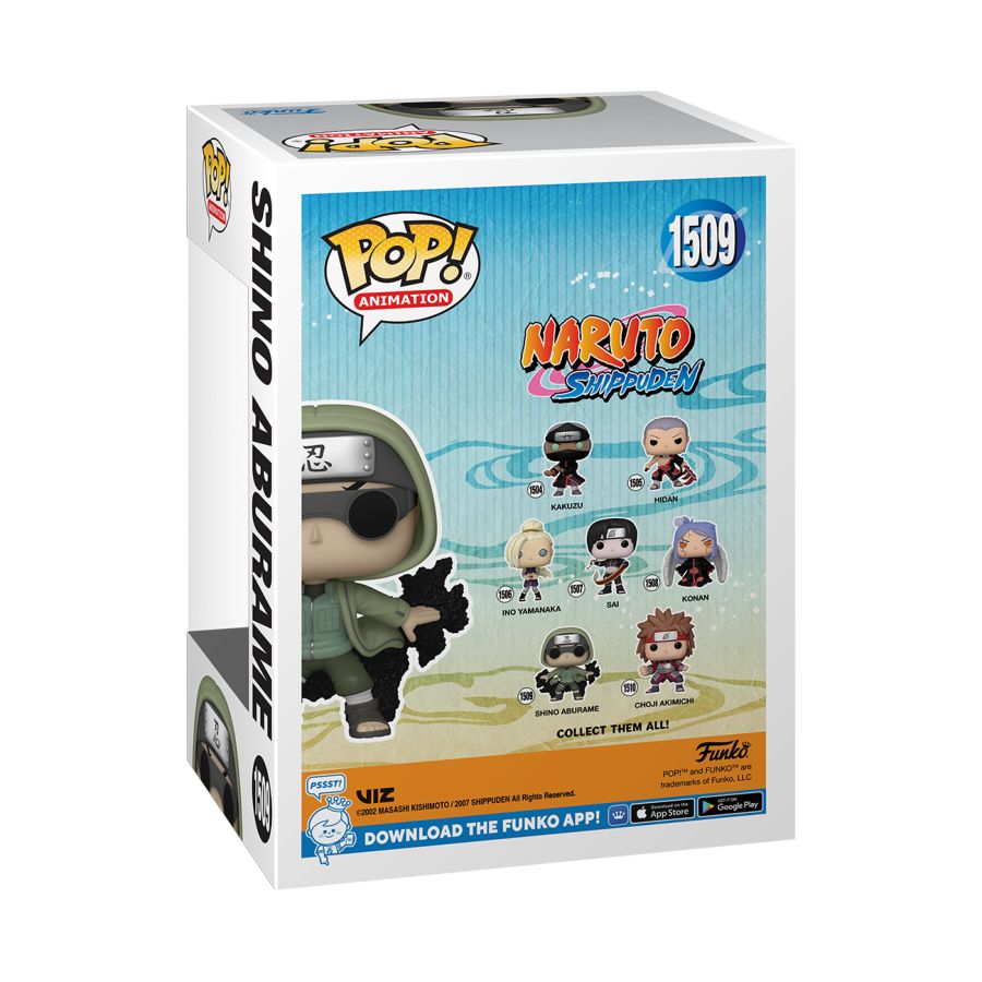 Pop Weasel - Image 3 of Naruto - Shino Aburame Pop! Vinyl - Funko - Pop Vinyl - Image - Pop Weasel