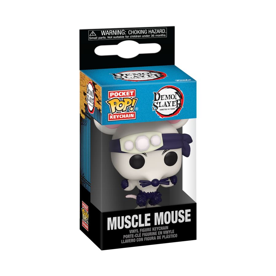 Pop Weasel - Image 2 of Demon Slayer - Muscle Mouse Pop! Keychain - Funko - Pop Vinyl - Image - Pop Weasel