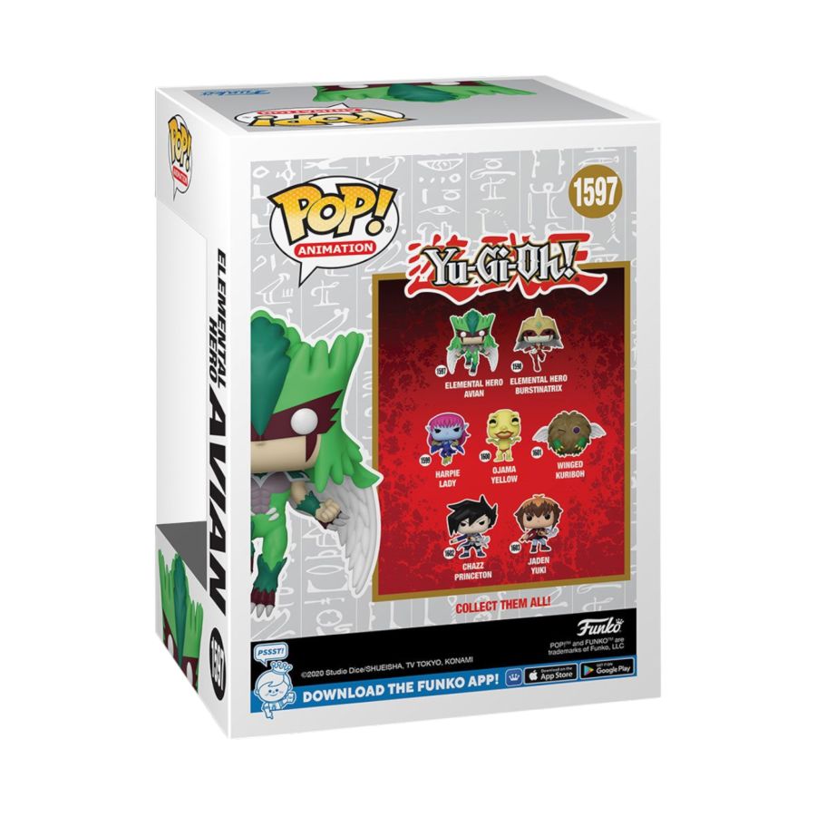 Pop Weasel - Image 3 of Yu-Gi-Oh! - Elemental Hero Avian Pop! Vinyl - Funko - Pop Vinyl - Image - Pop Weasel