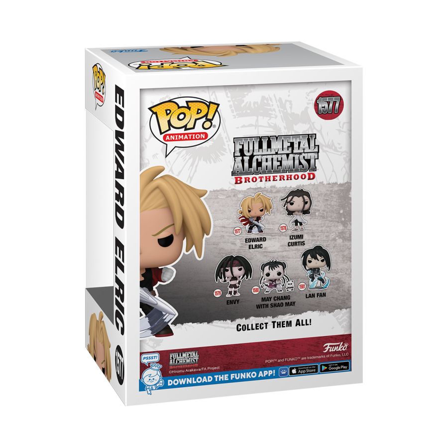 Pop Weasel - Image 3 of Fullmetal Alchemist: Brotherhood - Edward Elric Pop! Vinyl - Funko - Pop Vinyl - Image - Pop Weasel