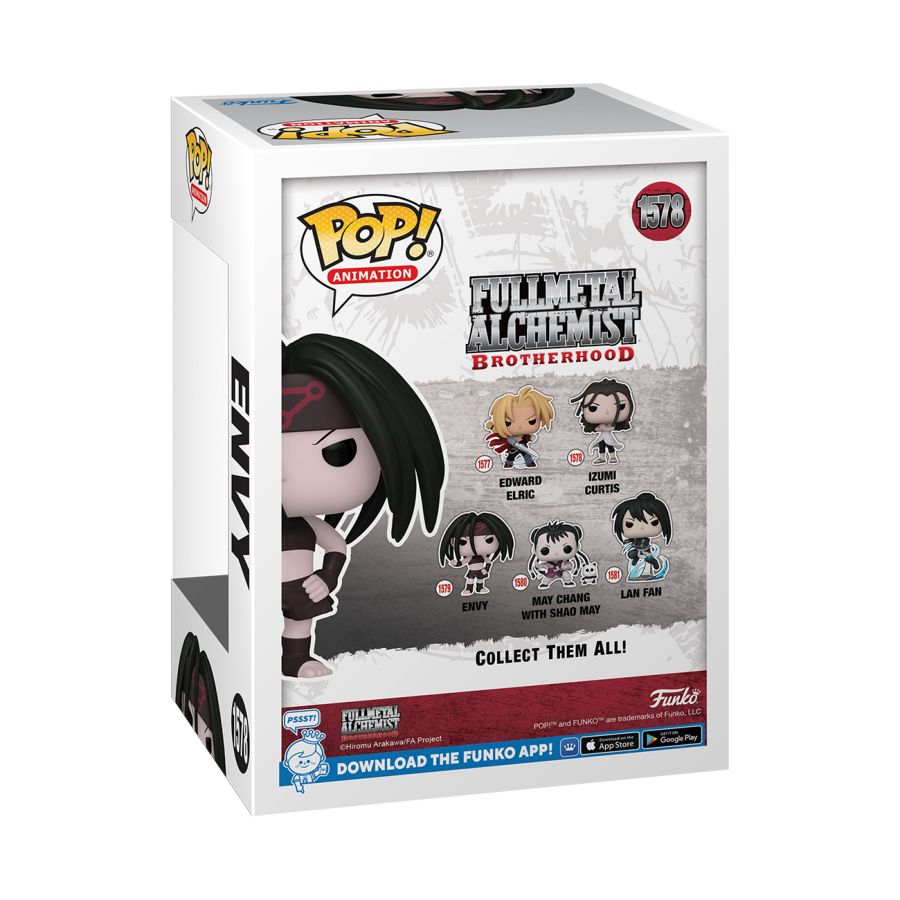 Pop Weasel - Image 3 of Fullmetal Alchemist: Brotherhood - Envy Pop! Vinyl - Funko