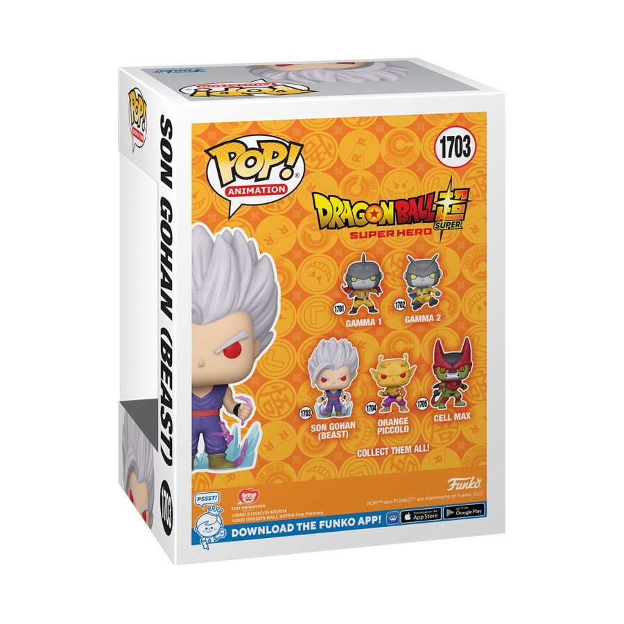 Image Pop Weasel - Image 3 of Dragon Ball Super: Super Hero - Son Gohan (Beast) (with chase) Pop! Vinyl - Funko - Pop Vinyl - Image - Pop Weasel