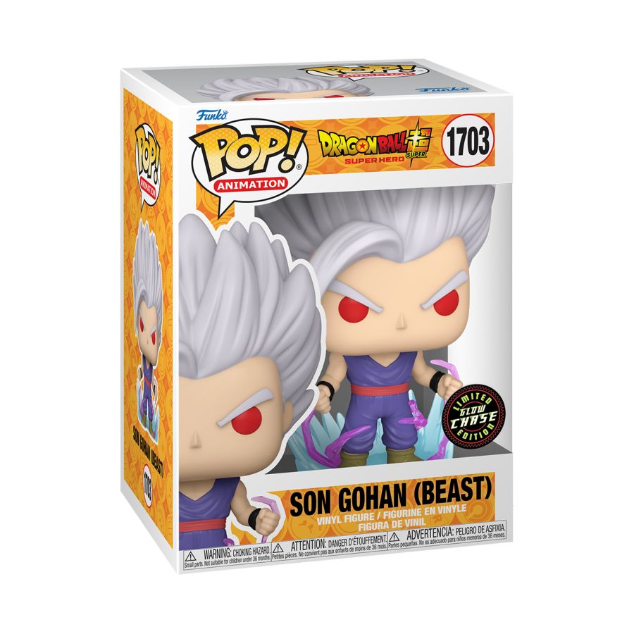 Image Pop Weasel - Image 6 of Dragon Ball Super: Super Hero - Son Gohan (Beast) (with chase) Pop! Vinyl - Funko - Pop Vinyl - Image - Pop Weasel