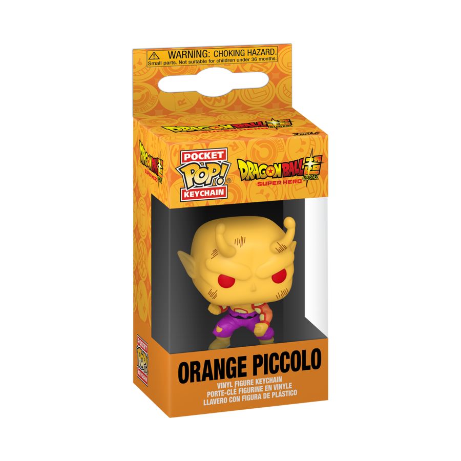 Image Pop Weasel - Image 2 of Dragon Ball Super: Super Hero - Orange Piccolo Pop! Keychain - Funko - Pop Vinyl - Image - Pop Weasel