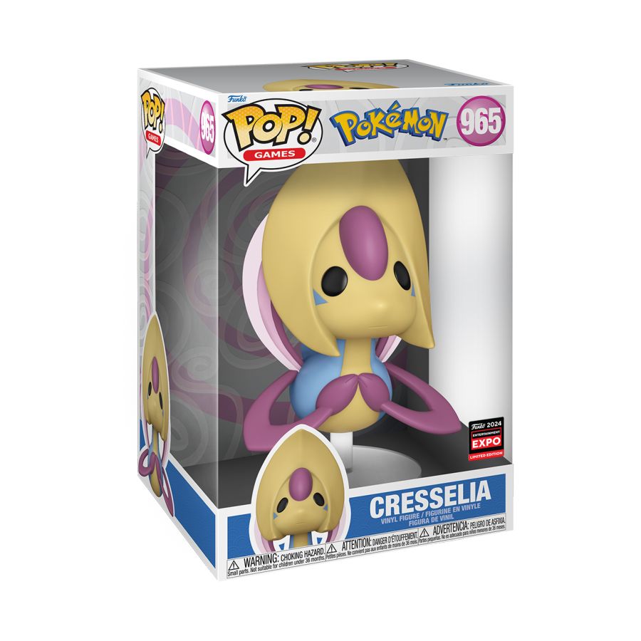 Pop Weasel - Image 3 of Pokemon - Cresselia 10" C2E2 2024 US Exclusive Pop! Vinyl [RS] - Funko - Pop Vinyl - Image - Pop Weasel