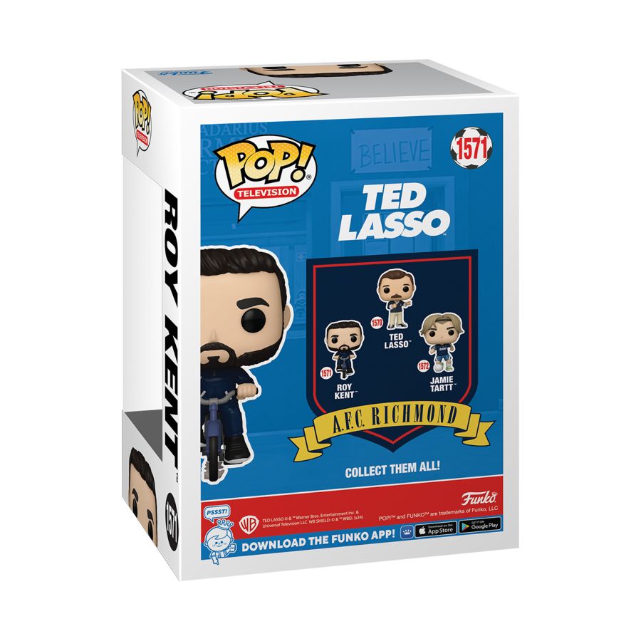 Image Pop Weasel - Image 3 of Ted Lasso - Roy Kent on Bike Pop! Vinyl - Funko - Pop Vinyl - Image - Pop Weasel