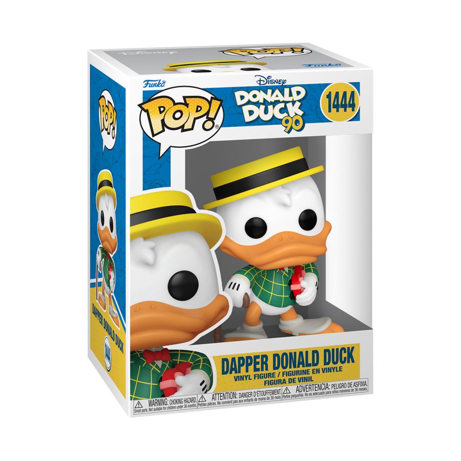 Pop Weasel - Image 2 of Donald Duck: 90th Anniversary - Donald Duck (Dapper) Pop! Vinyl - Funko - Pop Vinyl - Image - Pop Weasel