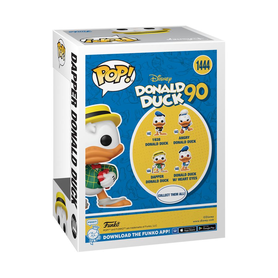 Pop Weasel - Image 3 of Donald Duck: 90th Anniversary - Donald Duck (Dapper) Pop! Vinyl - Funko - Pop Vinyl - Image - Pop Weasel