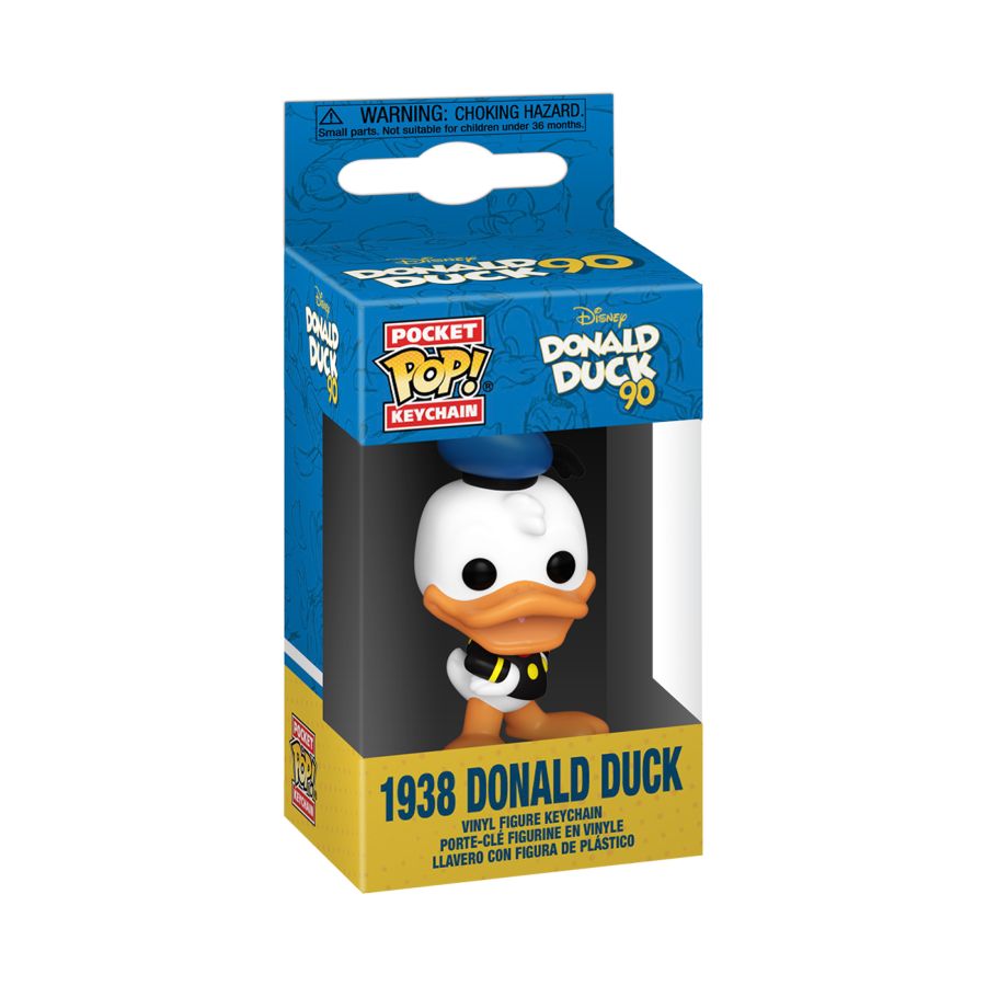 Pop Weasel - Image 2 of Donald Duck: 90th Anniversary - Donald Duck (1938) Pop! Keychain - Funko - Pop Vinyl - Image - Pop Weasel