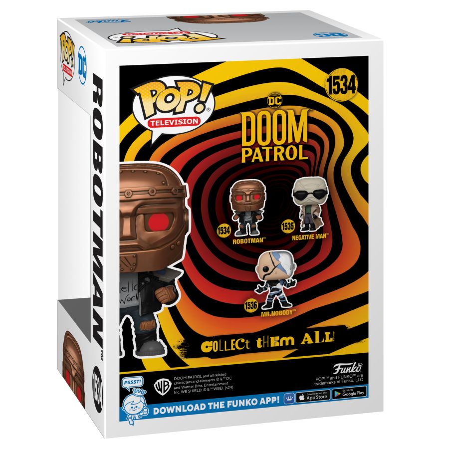 Pop Weasel - Image 3 of Doom Patrol - Robotman Pop! Vinyl - Funko - Pop Vinyl - Image - Pop Weasel