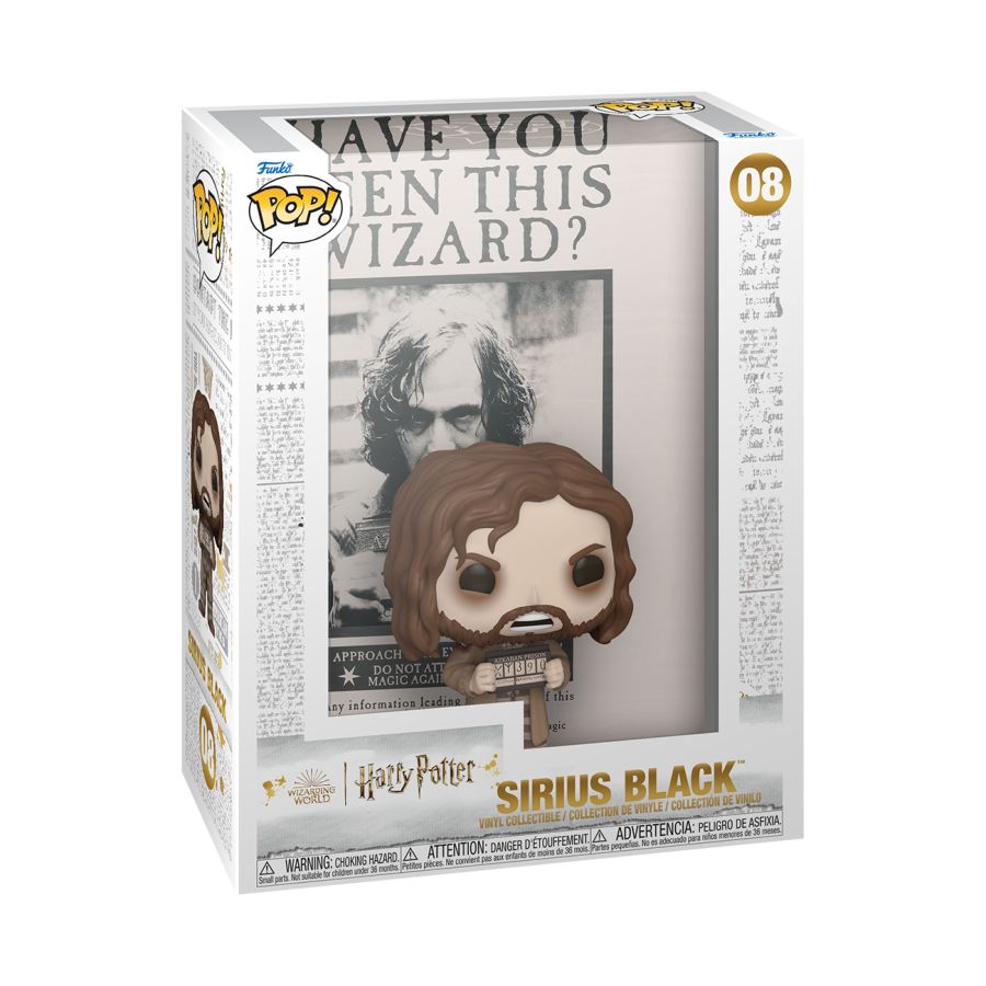 Pop Weasel - Image 2 of Harry Potter - Sirius Black Wanted Poster Pop! Cover - Funko - Pop Vinyl - Image - Pop Weasel