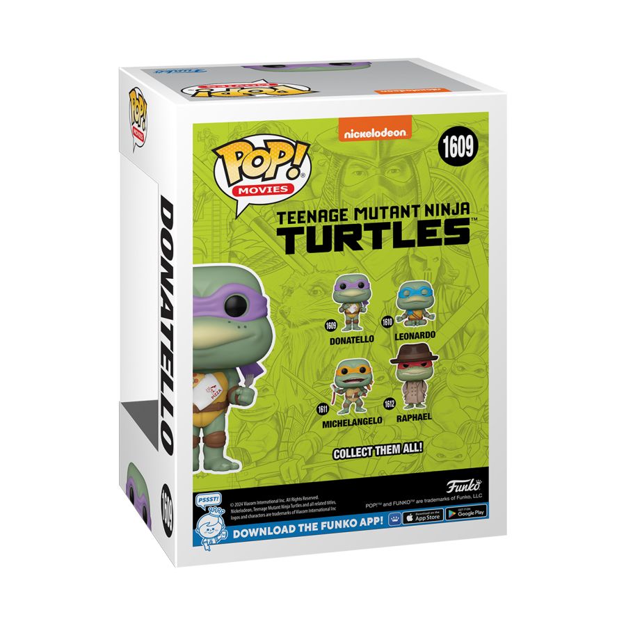 Image Pop Weasel - Image 3 of Teenage Mutant Ninja Turtles (1990) - Donatello Pop! Vinyl - Funko - Pop Vinyl - Image - Pop Weasel