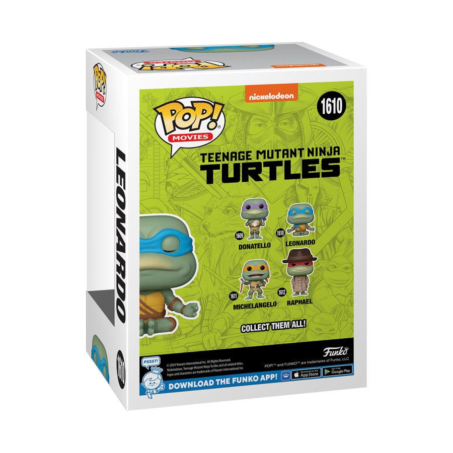 Image Pop Weasel - Image 3 of Teenage Mutant Ninja Turtles (1990) - Leonardo Pop! Vinyl - Funko - Pop Vinyl - Image - Pop Weasel