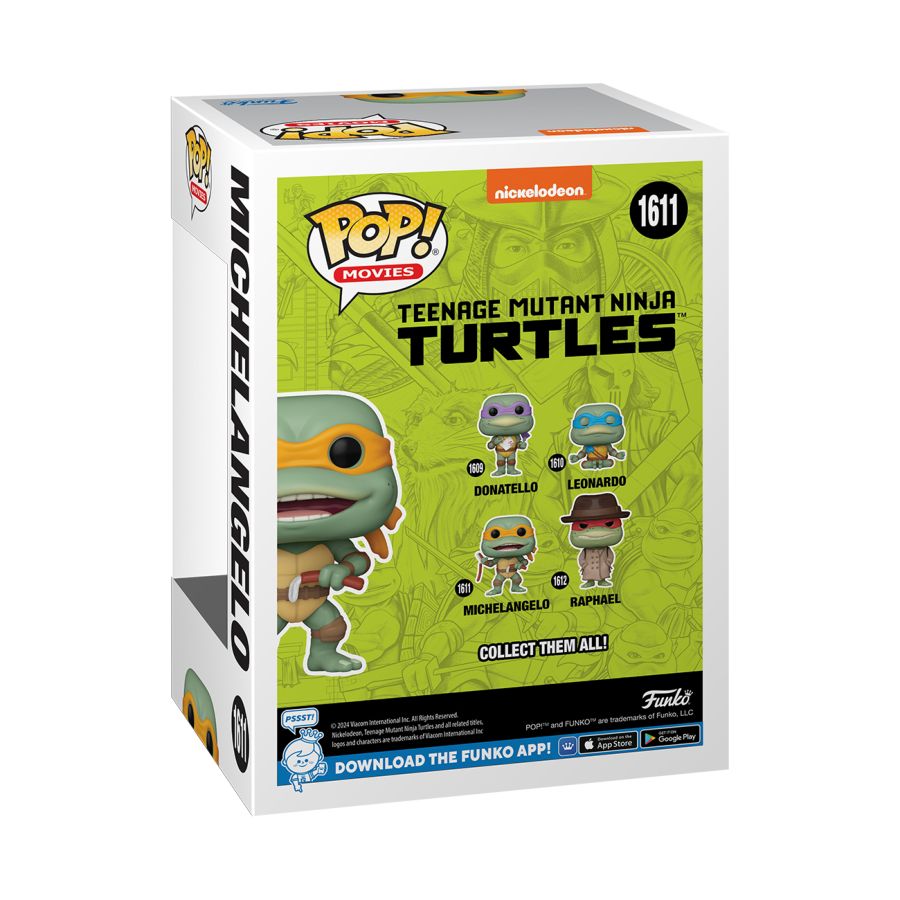 Image Pop Weasel - Image 3 of Teenage Mutant Ninja Turtles (1990) - Michelangelo Pop! Vinyl - Funko - Pop Vinyl - Image - Pop Weasel