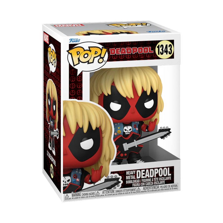 Pop Weasel - Image 2 of Deadpool - Metal band Pop! Vinyl - Funko - Pop Vinyl - Image - Pop Weasel