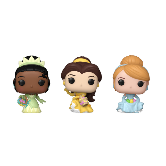 Pop Weasel Image of Disney - Cinderella, Belle, Tiana Carrot Pocket Pop! 3-Pack - Funko