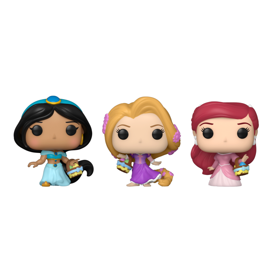 Pop Weasel Image of Disney - Rapunzel, Ariel, Jasmine Carrot Pocket Pop! 3-Pack - Funko - Pop Vinyl - Image - Pop Weasel