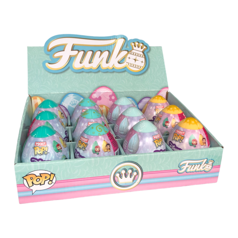 Pop Weasel Image of Disney - Pirncess Pocket Pop! in Easter Egg Asst. (Display of 12) - Funko