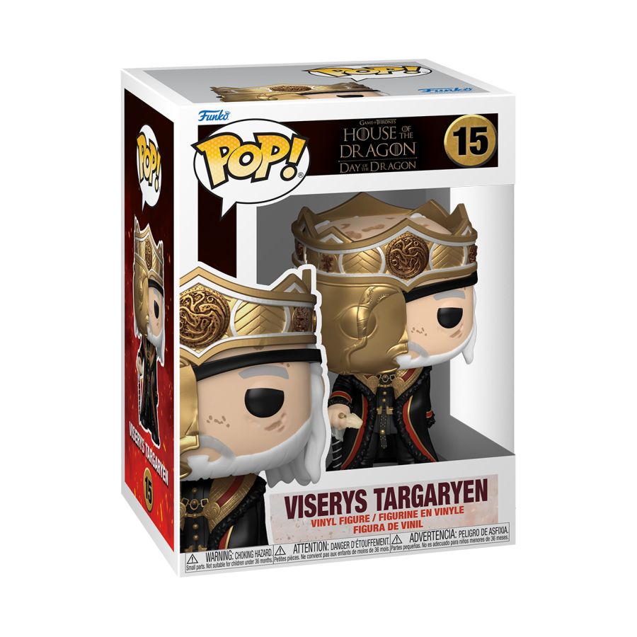 Pop Weasel - Image 2 of House of the Dragon - Viserys Targaryen (Masked) Pop! Vinyl - Funko