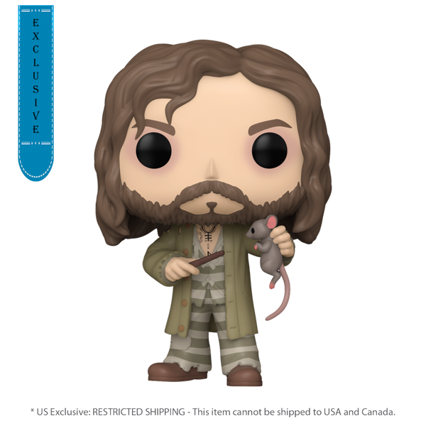 Pop Weasel Image of Harry Potter - Sirius Black with Wormtail US Exclusive Pop! Vinyl [RS] - Funko