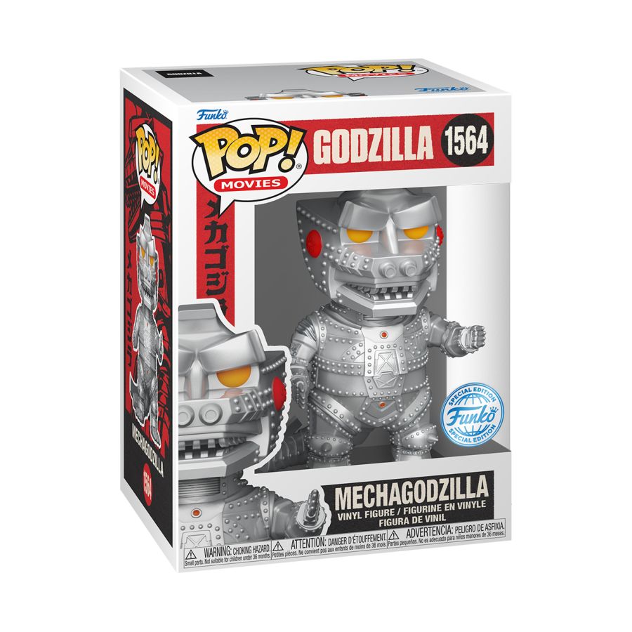 Pop Weasel - Image 3 of Godzilla - Mechagodzilla (Classic) US Exclusive Pop! Vinyl [RS] - Funko - Pop Vinyl - Image - Pop Weasel