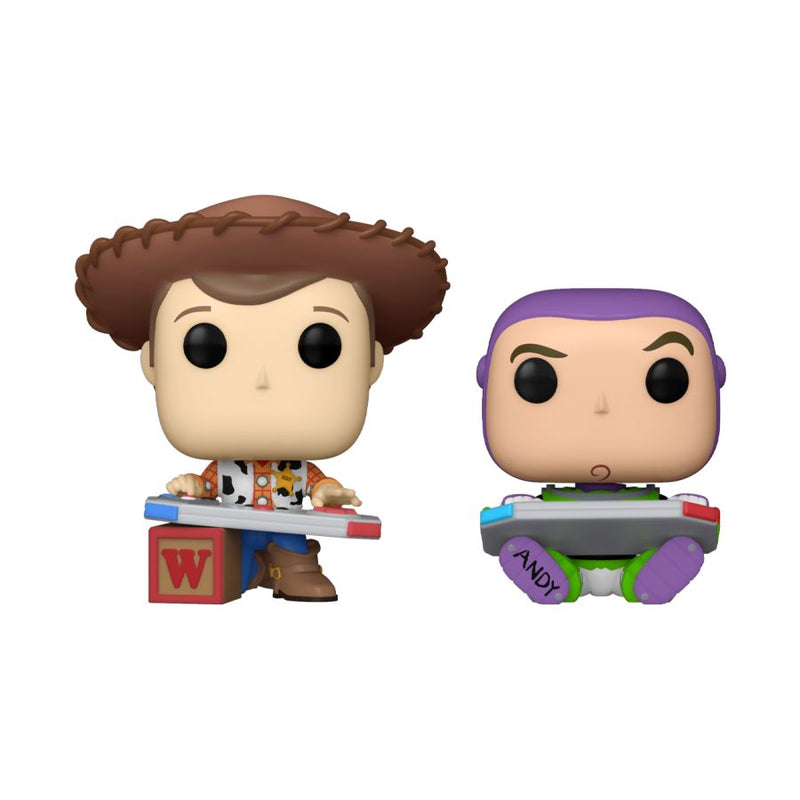 Pop Weasel - Image 2 of Toy Story - Woody & Buzz Gaming C2E2 2024 US Exclusive Pop! Vinyl 2 Pack [RS] - Funko