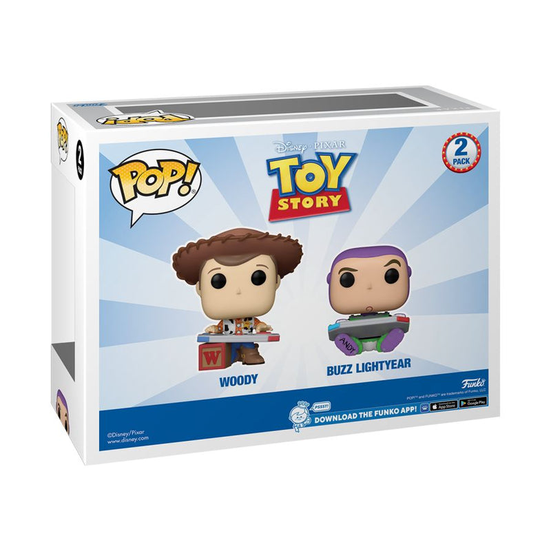 Pop Weasel - Image 4 of Toy Story - Woody & Buzz Gaming C2E2 2024 US Exclusive Pop! Vinyl 2 Pack [RS] - Funko