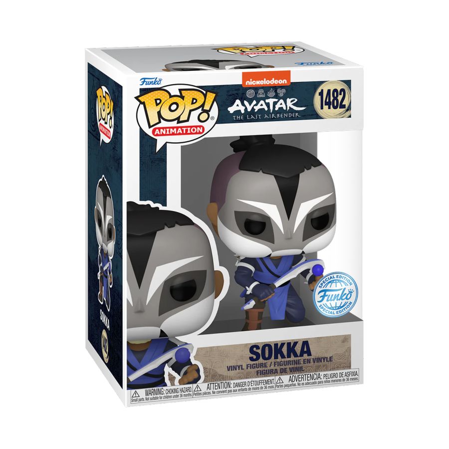 Pop Weasel - Image 3 of Avatar: the last Airbender - Sokka (Warrior) US Exclusive Pop! Vinyl [RS] - Funko - Pop Vinyl - Image - Pop Weasel