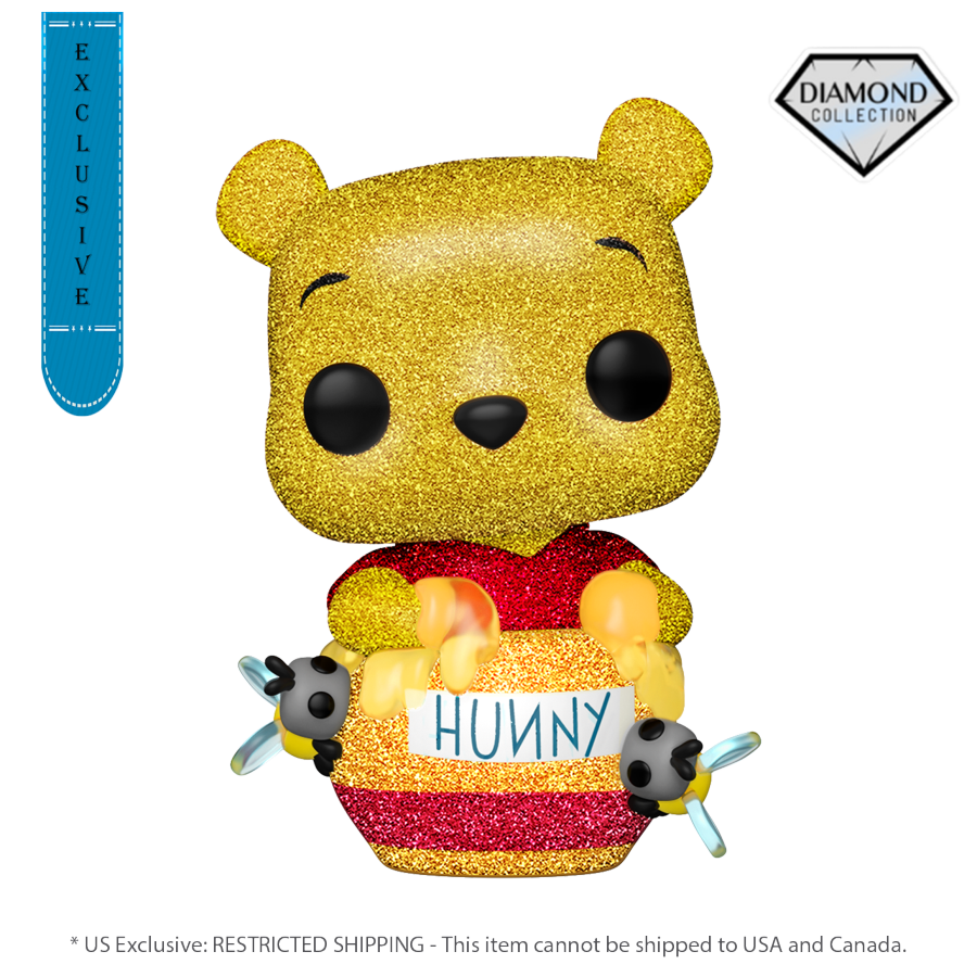 Pop Weasel Image of Winnie the Pooh - Winnie the Pooh US Exclusive Diamond Glitter Pop! Vinyl [RS] - Funko - Pop Vinyl - Image - Pop Weasel