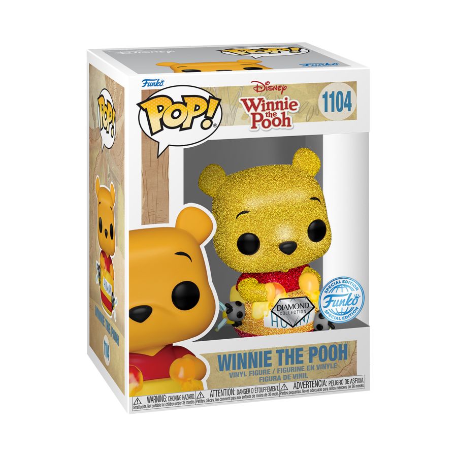 Pop Weasel - Image 3 of Winnie the Pooh - Winnie the Pooh US Exclusive Diamond Glitter Pop! Vinyl [RS] - Funko - Pop Vinyl - Image - Pop Weasel