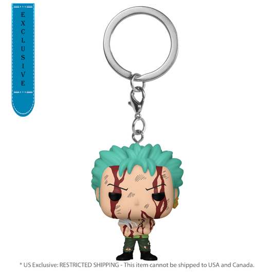 One Piece - Roronoa Zoro \"Nothing Happened\" US Exclusive Pop! Keychain [RS] - Funko image