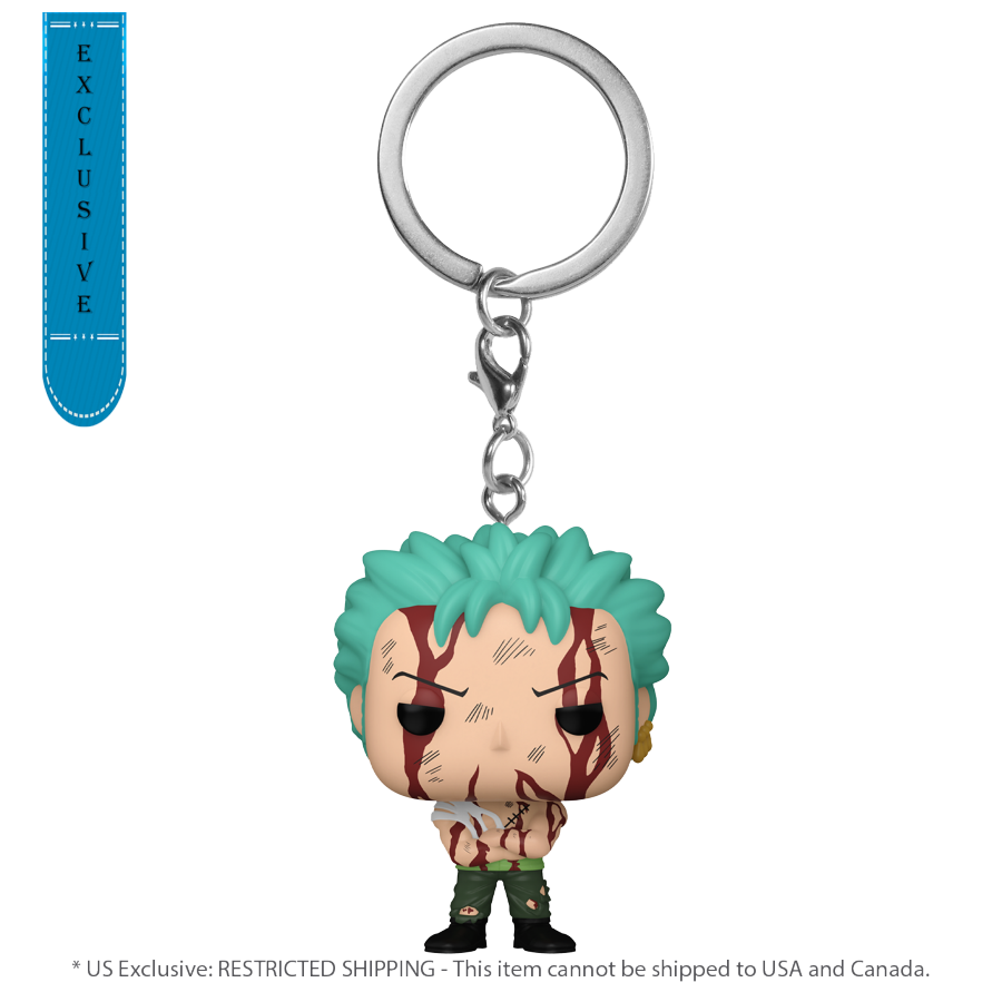 One Piece - Roronoa Zoro \"Nothing Happened\" US Exclusive Pop! Keychain [RS] - Funko image - Pop Vinyl - Image - Pop Weasel