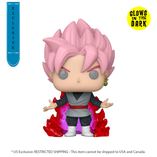 Pop Weasel Image of Dragonball Super - Goku Rose Black US Exclusive Glow Pop! Vinyl [RS] - Funko