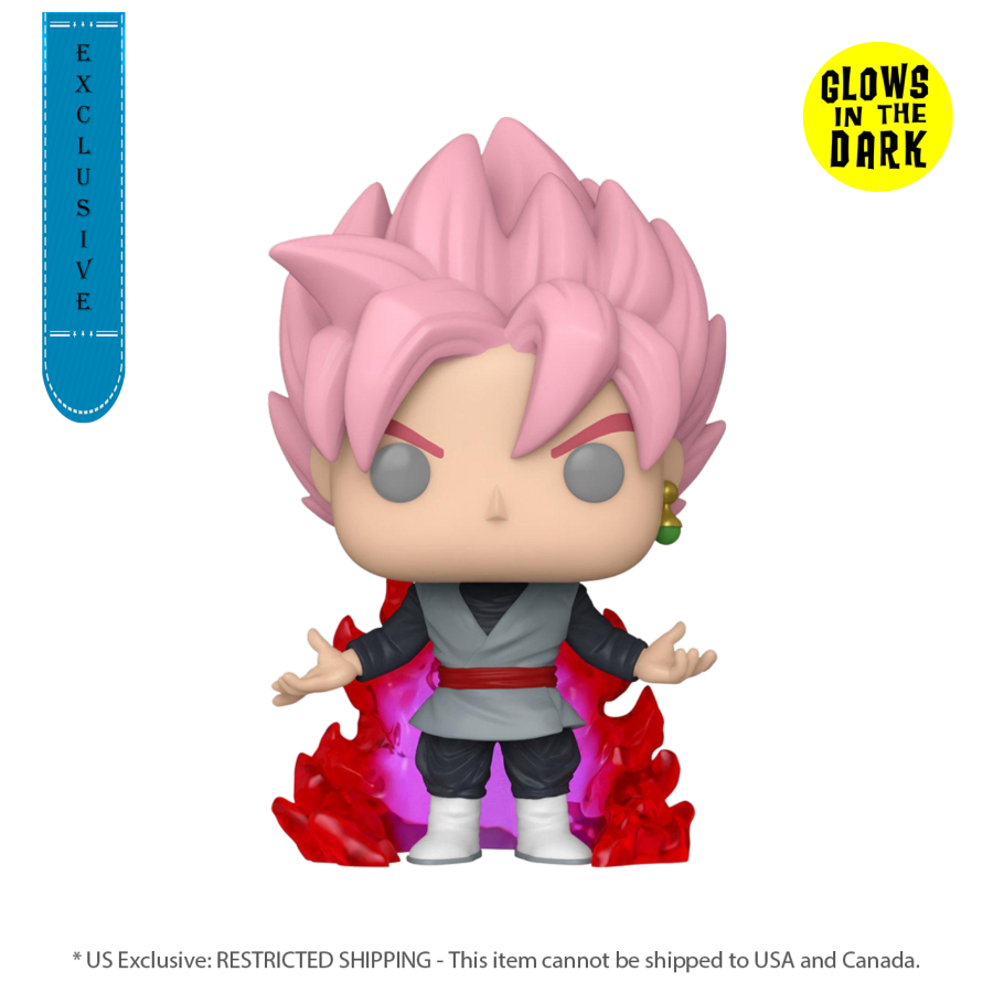 Pop Weasel Image of Dragonball Super - Goku Rose Black US Exclusive Glow Pop! Vinyl [RS] - Funko - Pop Vinyl - Image - Pop Weasel