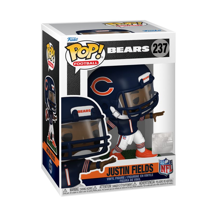 Pop Weasel - Image 2 of NFL: Bears - Justin Fields Pop! Vinyl - Funko - Pop Vinyl - Image - Pop Weasel