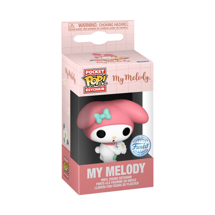 Pop Weasel - Image 3 of Hello Kitty - My Melody (Spring Time) US Exclusive Pop! Keychain [RS] - Funko - Pop Vinyl - Image - Pop Weasel