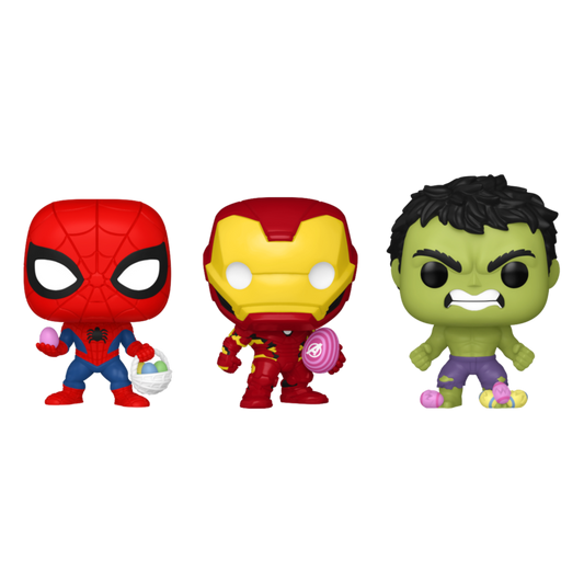 Pop Weasel Image of Marvel Comics - Spider-Man, Iron Man & Hulk Carrot Pocket Pop! 3-Pack - Funko