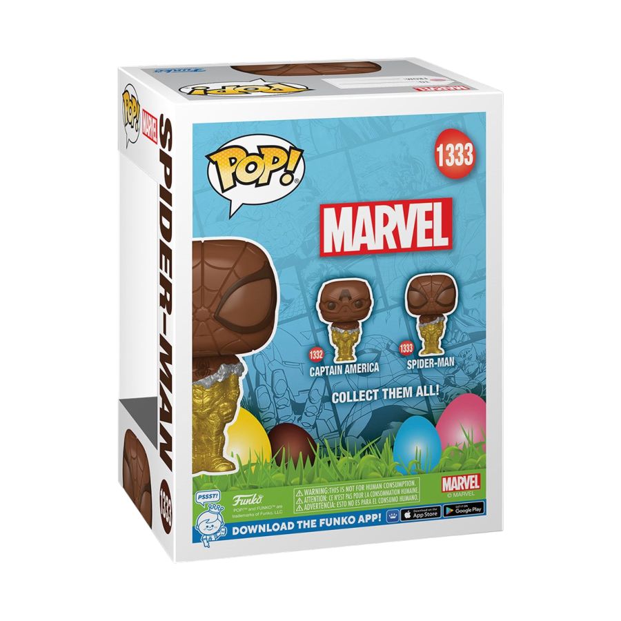 Pop Weasel - Image 3 of Marvel Comics - Spider-Man (Easter Chocolate) Pop! Vinyl - Funko - Pop Vinyl - Image - Pop Weasel